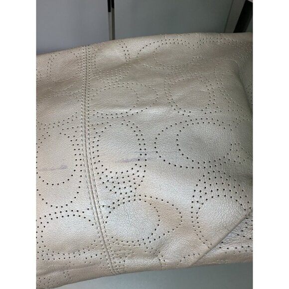 Authentic Coach F19257 Shoulder/Handbag Leather Purse - Picture 6 of 12